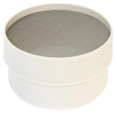 Produktbild von Mehl- und Zuckersieb Kunststoff, Edelstahlmaschen, Maschenweite: 0,5mm