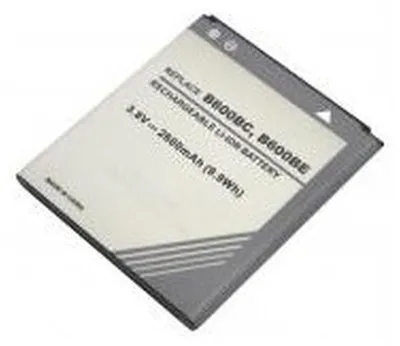 Produktbild von Akku für Samsung GT-I9515 mit NFC Li-Ion 3,7 Volt 2600 mAh schwarz.