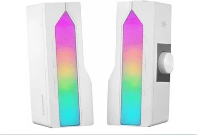 Produktbild von Mars Gaming MSDUOW, 15 W, 15 W, Weiß, Verkabelt & Kabellos, 382 mm, 75 mm