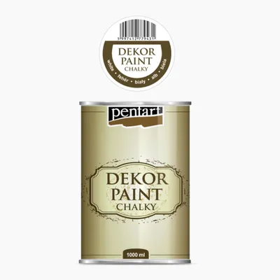 Produktbild von PENTART Dekorfarbe Chalky, 1000 ml, Weiß