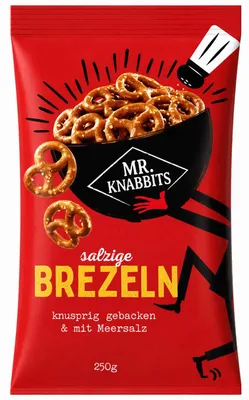 Produktbild von Mr. Knabbits Salzige Brezeln 250g