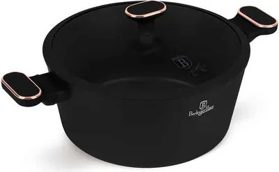 Image de Casserole avec couvercle Berlinger Haus Black Rose BH8358 Ø24 cm