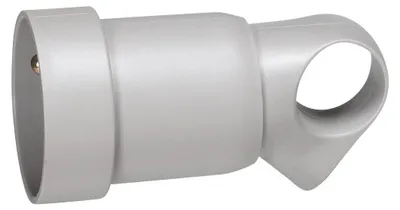 Image de Prolongateur 2P+T + anneau - 16A - gris LEGRAND