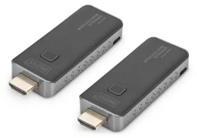 Zdjęcie produktu dla Digitus DS-55360, Nadajnik i odbiornik, Bezprzewodowy, 100 m, 4096 x 2160 px, 60 Hz, 128 bit