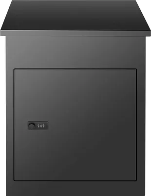 Zdjęcie produktu dla Zewnętrzne skrzynki pocztowe SucceBuy, 17,3 "x13,8 "x22,8", ocynkowana stal z zamkiem i wodoodporną funkcją, osłona antykradzieżowa na paczki