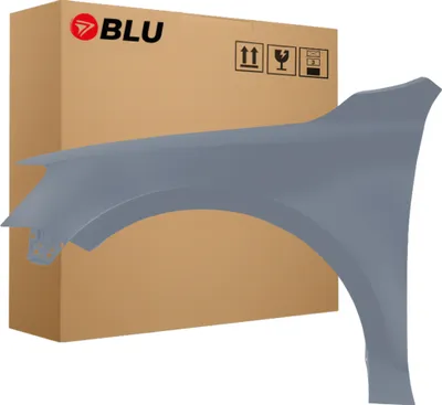 Immagine prodotto di BLU Parafango compatibile con VW Volkswagen Jetta VI 6 LD7X Sinistra Grau PlatinGrau | 2010-2018 | Anteriore | Verniciato | Pronto per il montaggio | Acciaio