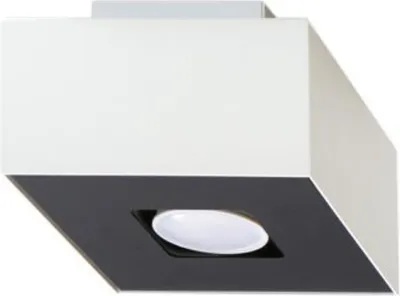 Produktbild von Deckenleuchte MONO 1 weiß 1xGU10 10W Stahl 11x14x14cm Sollux Lighting