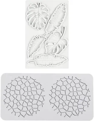 Produktbild von Silikonformen für Kuchen Dekoration - Set aus 2 Stücken für die Küche - Backzubehör