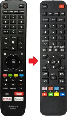 Produktbild von Fernbedienung geeignet für HISENSE H43A6550