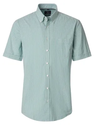 Produktbild von CASAMODA Herren Freizeithemd Button-Down Casual Grün gestreift M