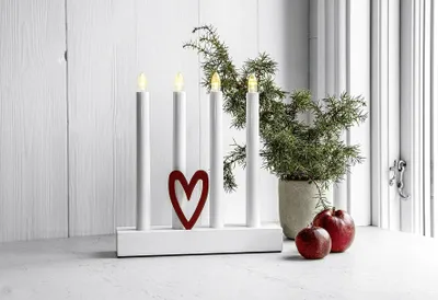 Produktbild von Star Trading 139-06, Leichte Dekorationsfigur, Weiß, IP20, 4 Glühbirne(n), LED, 0,09 W
