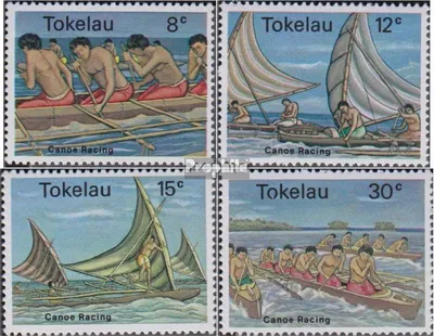 Produktbild von Briefmarken Tokelau 1978 Mi 58-61 (kompl.Ausg.) postfrisch Kanu Wettkämpfe