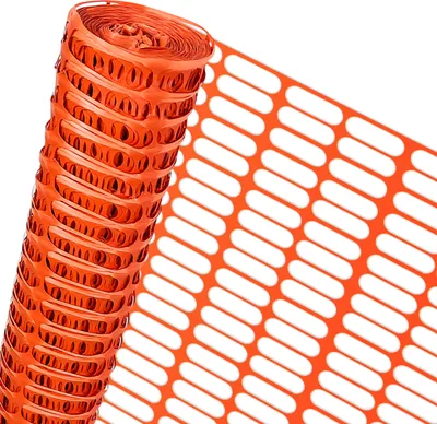 Produktbild von Yakimz Absperrzaun Bauzaun, 1x50m, Fangzaun Orange, Warnnetz Gartenzaun Kunststoff, Baustellenabsperrung, Sicherheitszaun