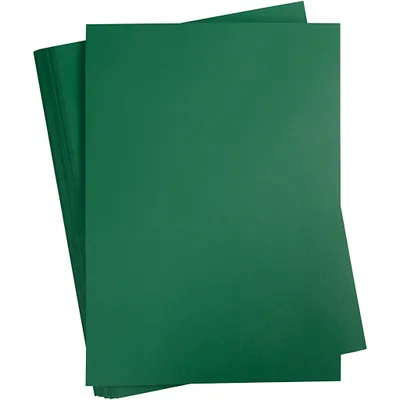 Produktbild von Karton, farbig, A2, Blatt 420x594 mm, 180 g, Dunkelgrün, 100 Bl./ 1 Pck