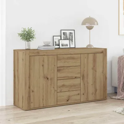 Immagine prodotto di vidaXL Credenza Artisan in rovere 120 x 36 x 69 cm Materiale ligneo