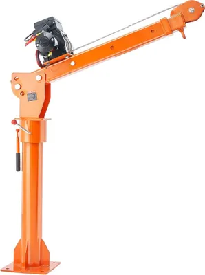 Obrázek produktu pro Elektrický jeřábový zvedák pro pickupy, nosnost 2200 liber, otočný o 360°, zvedací zařízení