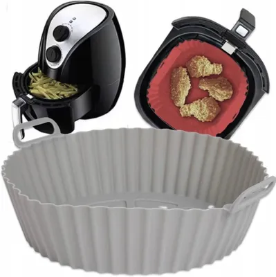 Image de Oldman Moule Silicone Air Fryer Cuisson Polyvalent 22,5 cm
