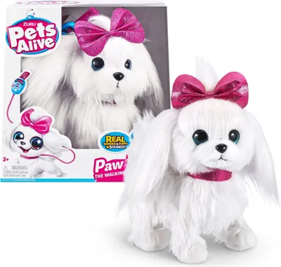 Productafbeelding van Pets Alive - Paw Paw, de pratende puppy (elektronisch pluche speeltje)