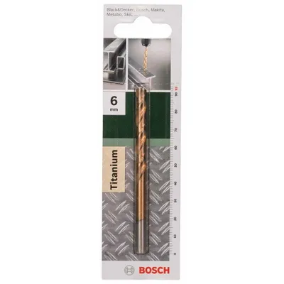 Produktbild von Bosch 2 609 255 100, Bohrer, 6 mm, 93 mm, Hartplastik, Metall, 5,7 cm, 6 mm