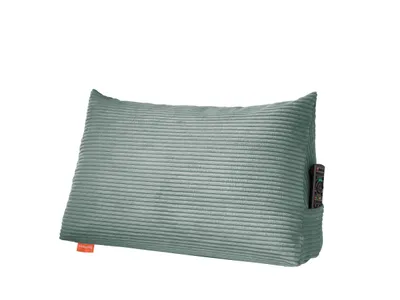 Image de Coussin lombaire imitation corde, largeur 70 cm, avec poche latérale, coussin en forme de coin pour lit et canapé, turquoise, sleepling