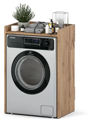 Produktbild von Waschmaschinenschrank FP4 62 cm Wotan Eiche