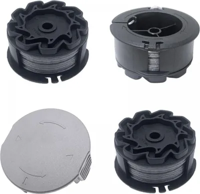Obrázek produktu pro Bobine de rechange F016800570 1,6 mm 6 m pour débroussailleuses Bosch Universal GrassCut 18 18-26 18-260 avec couvercle de bobine F016800570 (3 pièces)