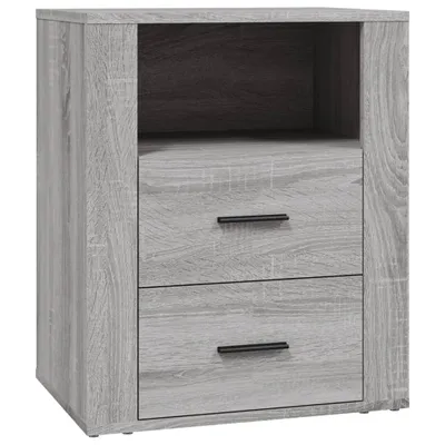 Produktbild von Nachttisch Grau Sonoma 50x36x60 cm Holzwerkstoff