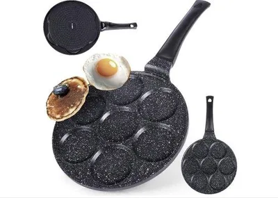 Productafbeelding van Famanu koekenpan voor spiegeleieren en pannenkoeken - Graniet, 26 cm