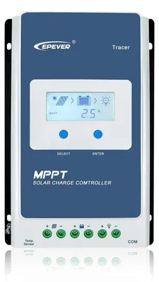 Immagine prodotto di Regolatore di carica solare MPPT da 40A per sistemi a batteria da 12V e 24V, con display LCD
