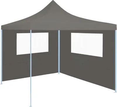 Obrázok produktu pre vidaXL Pavilón Bočná stena s oknami 4x2 m antracitová