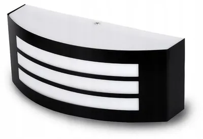 Produktbild von GOLED Außenwandleuchte LED E27 IP44 Edelstahl schwarz