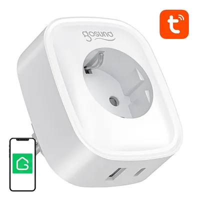 Produktbild von Gosund SP6 16A USB-C 20W Tuya intelligente WiFi/Bluetooth-Steckdose