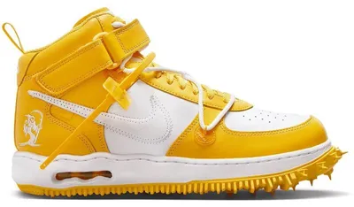 Zdjęcie produktu dla Nike Air Force 1 Mid x Off-White "Varsity Maize", DR0500-101, Rozmiar: 37,5