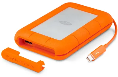Produktbild von LaCie Rugged 500GB, 500 GB, 387 MB/s, Grau, Orange