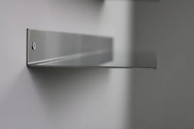 Produktbild von Metallregal 495x45x155x2 ohne Knick edelstahl unbeschichtet