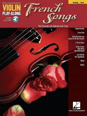 Obrázok produktu pre French Songs - Violin Play-Along Volume 44 (Book/Online Audio)