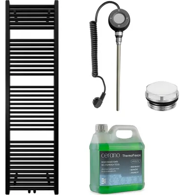 Imagen del producto de Juego de radiadores eléctricos para baño Lincoln - WIFI - 600W -  mate - 1800x500 mm