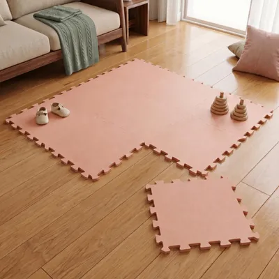 Produktbild von 9 Teile Spielmatte Baby Puzzlematte - 30x30 Krabbelmatte Bodenmatte Kinderzimmer