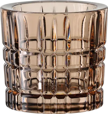 Produktbild von Nachtmann Teelichthalter-Set SQUARE DH 7.10x6.60 cm braun