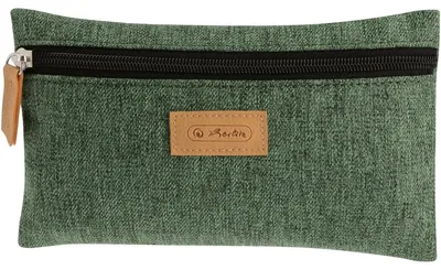 Produktbild von Herlitz GREENline, Weiches Federmäppchen, Polyester, Grün, Grau, Einfarbig, Reißverschluss, Uni