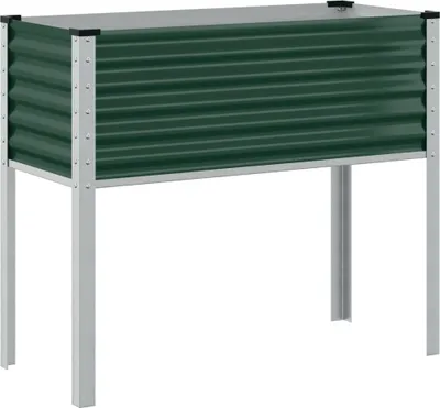 Produktbild von Garten-Pflanzgefäß Grün 100 x 45 x 90 cm Stahl