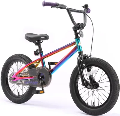 Produktbild von BIKESTAR Kinder Fahrrad ab 4 Jahre | 16 Zoll BMX Kinderrad | Schwarz & Blau