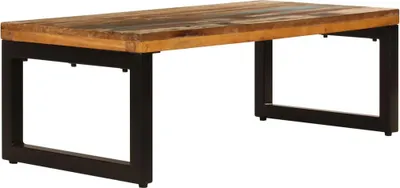 Produktbild von vidaXL Couchtisch 100x50x35 cm Altholz und Stahl