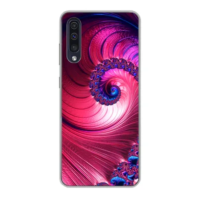 Produktbild von MuchoWow® Handyhülle Schutzhülle Hülle für Samsung Galaxy A30s Spirale - Abstrakt - Farben Silikon Softcase Handy Hülle - Karteninhaber