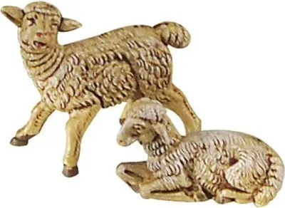 Produktbild von Schaf stehend, für Krippen, Hobby- und Modellbau