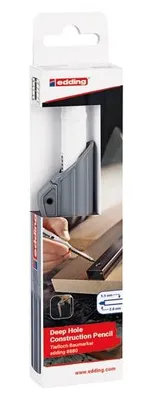 Image de edding 4-8880-1-1112 Tieflochmarker-Bleistift weiß, 1 Set