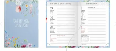 Produktbild von Idena Wochenkalender 2026 Mein Jahr DIN A7