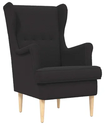 Produktbild von vidaXL Sessel Schwarz Bouclé