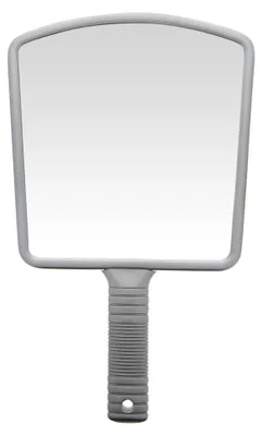 Produktbild von Handspiegel Friseur 36 x 22 cm, Silber
