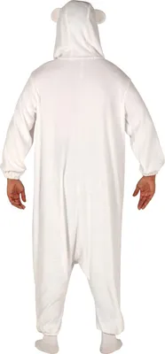 Obrázek produktu pro Kostým pyžama s ledním medvědem pro dospělé velikost: M - L, velikost: M